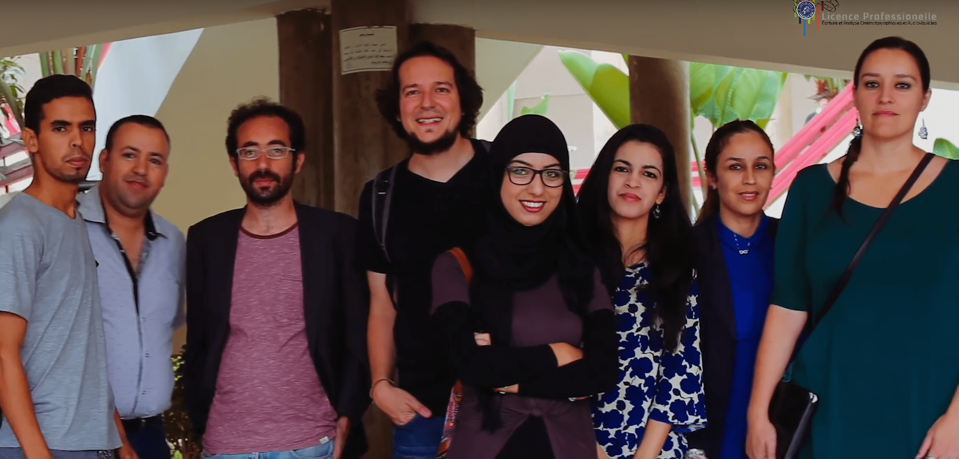 amaury-jairo-y-estrella-con-alumnos-de-la-licence-pro-ecriture-analyse-cinematographiques-et-audiovisuelles-ibno-zohr-agadir